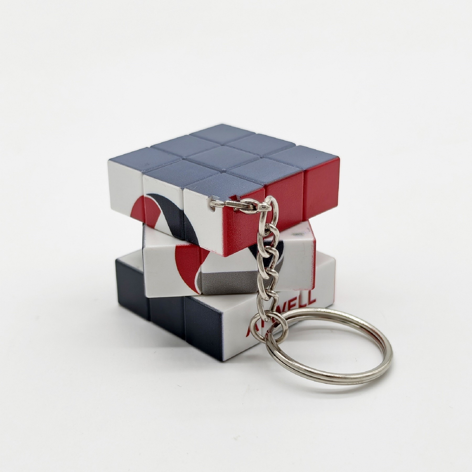 1.4" Puzzle Cube with Keychain 2