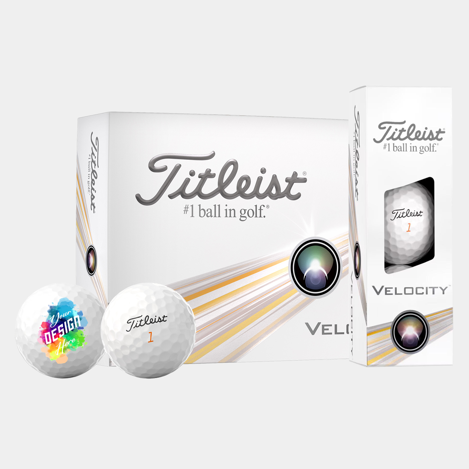 Titleist® 12 Pack Velocity Golf Balls 2