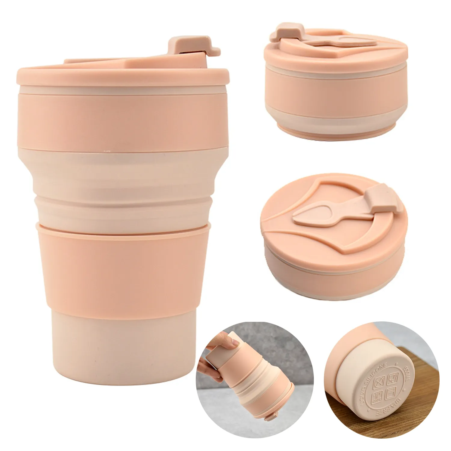 Reusable To-Go Pocket Size Silicone Cup 4