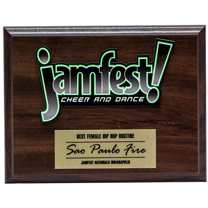 Custom Color Cut-Out Plaque 4