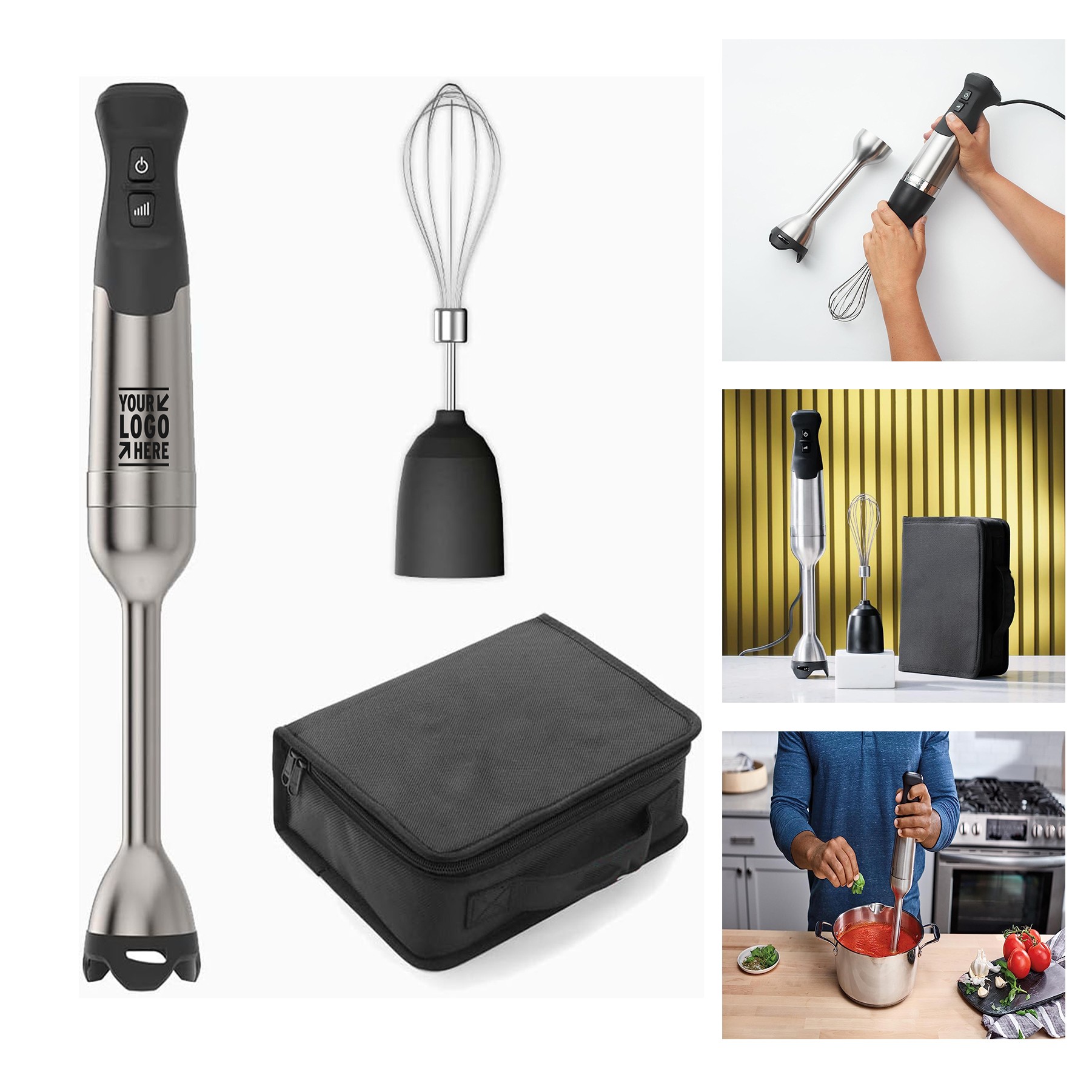 3 piece set Immersion Handheld Blender 2