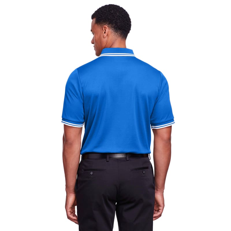 Devon & Jones Men's CrownLux Performance™ Plaited Tipped Polo 3