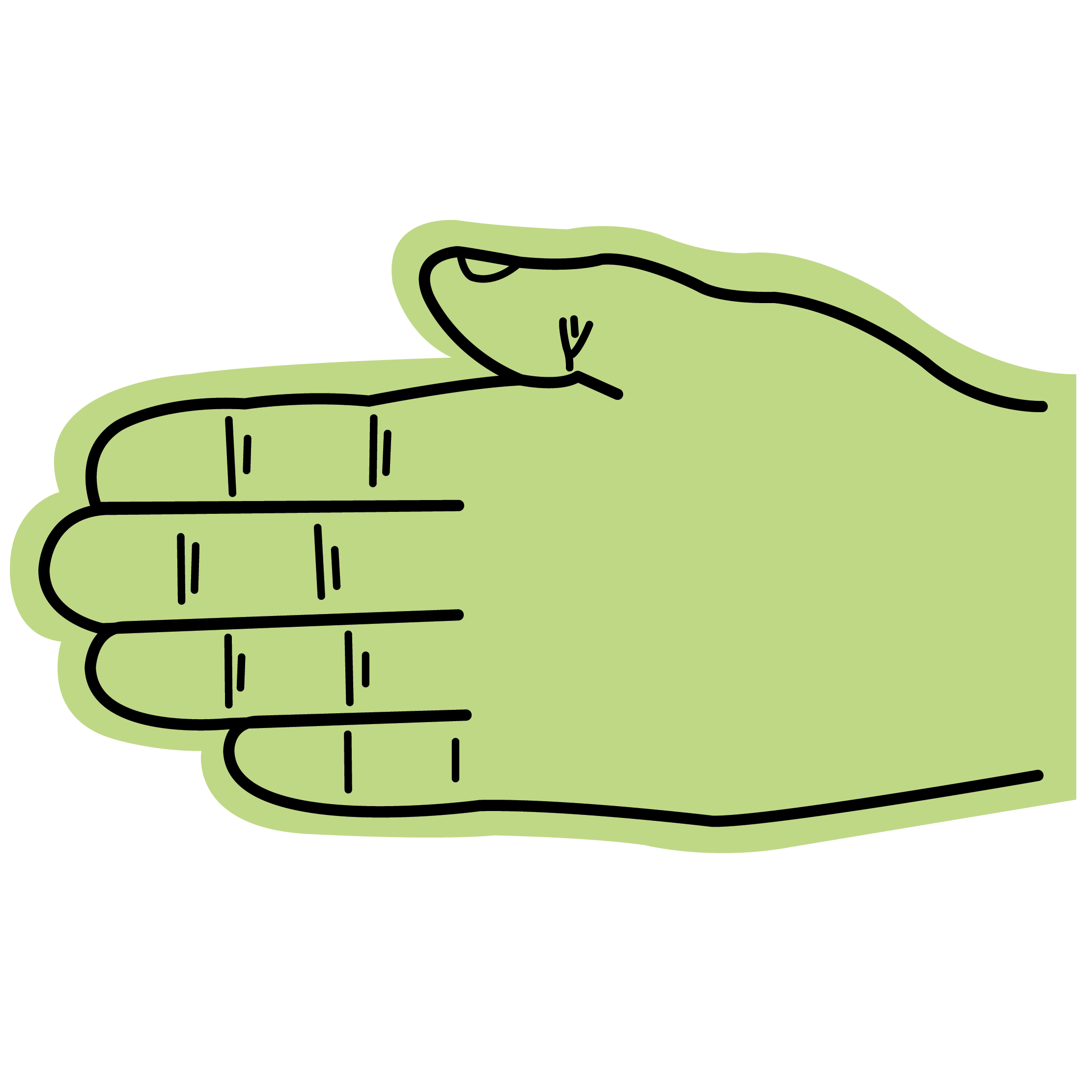 Karate Chop Foam Hand 25