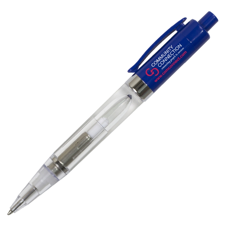 "Vicente" Light Up Pen with BLUE Color LED Light 4