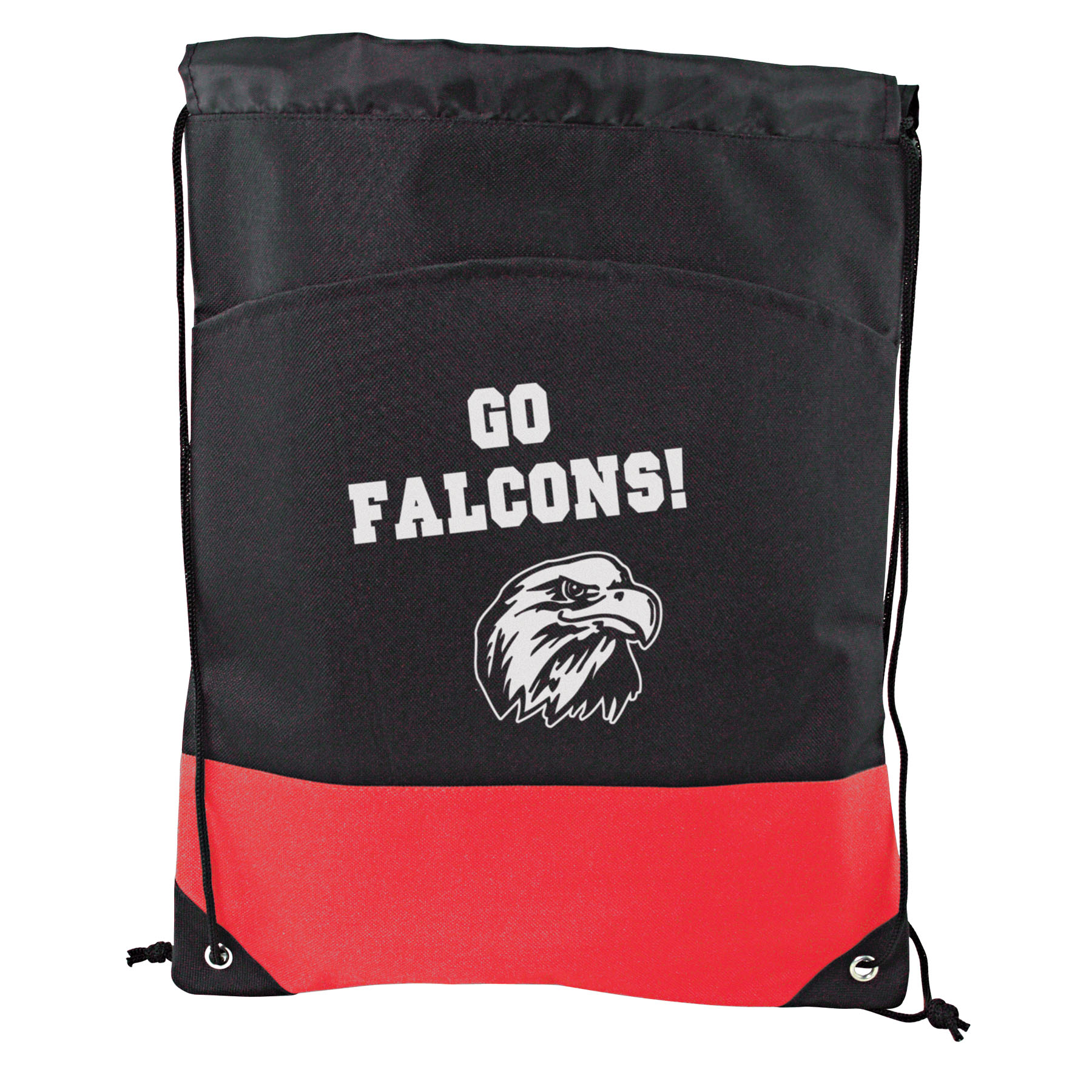 Two Tone Sports Bag with Drawstring 2