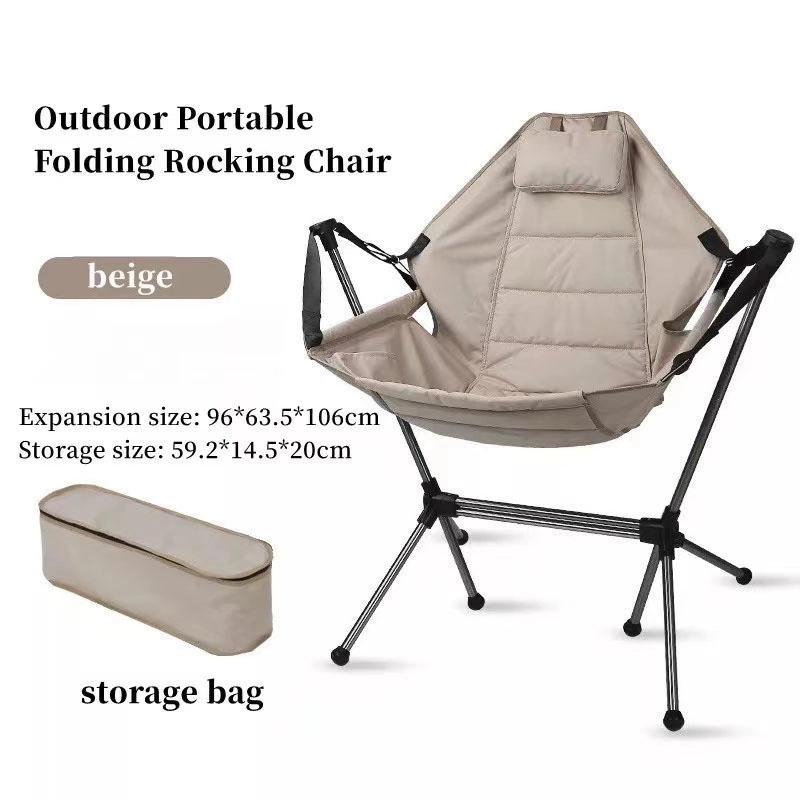 Folding Relaxed Outdoor Camping Rocking Chair 5
