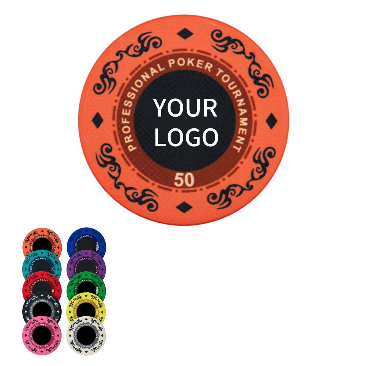 Heavy Ceramic Poker Chips for Tournaments 1