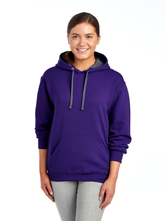 FRUIT OF THE LOOM Sofspun™ Unisex Hooded Sweatshirt, custom hoodie or sweatshirt with logo imprint 22