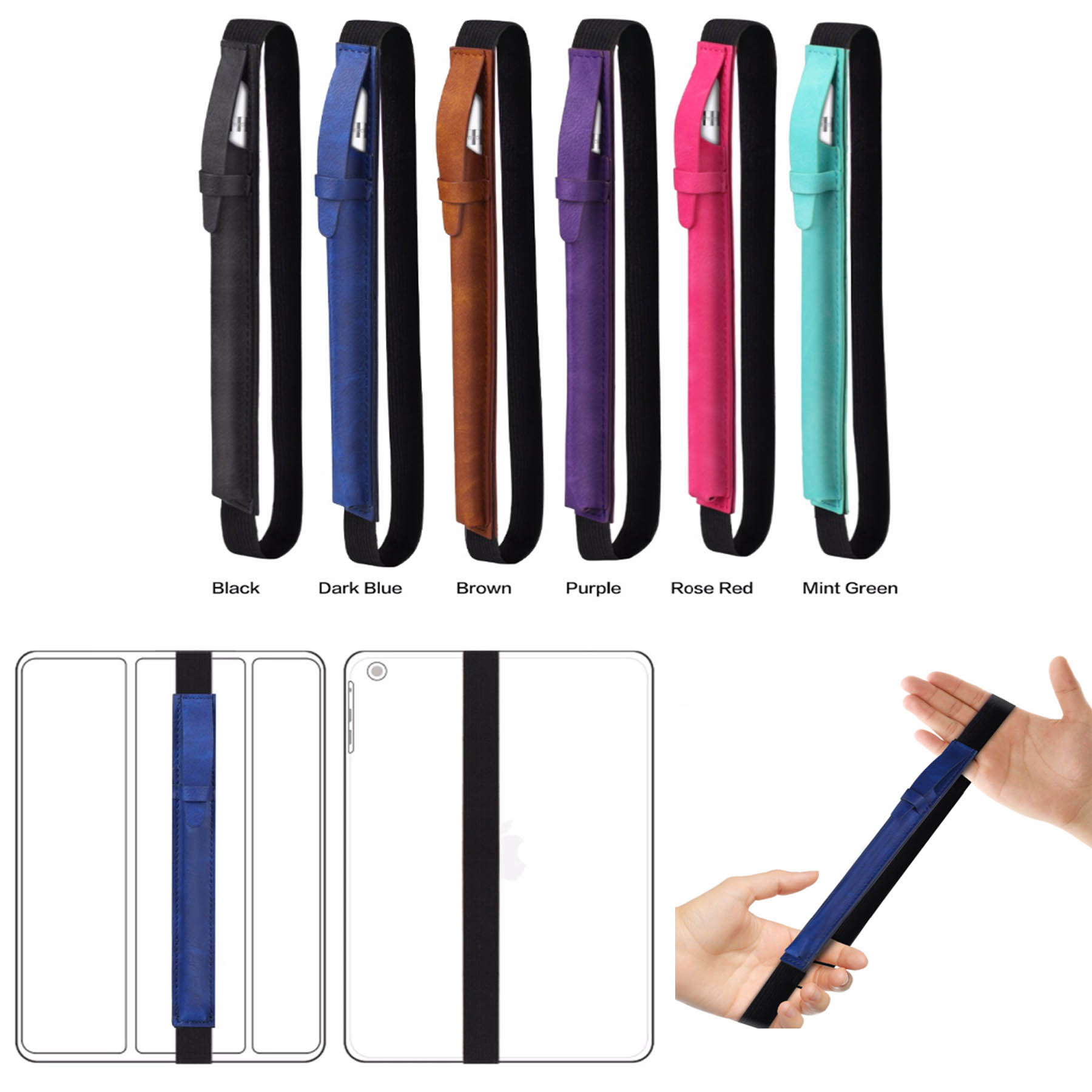iBank ® Leatherette Pencil Holder for Apple Pencil 1