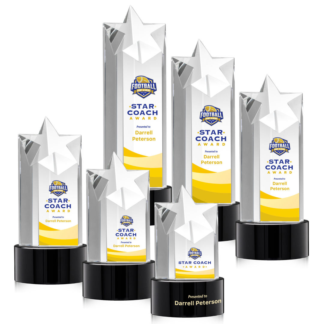 Berkeley VividPrint™ Award on Marvel Base - Black