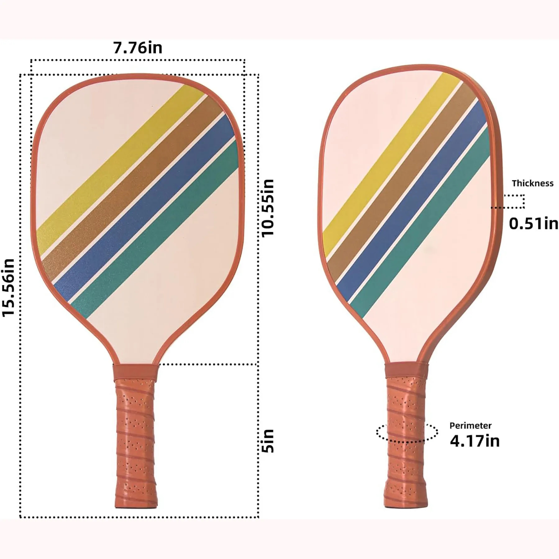 Fiberglass Pickleball Paddles Set 12