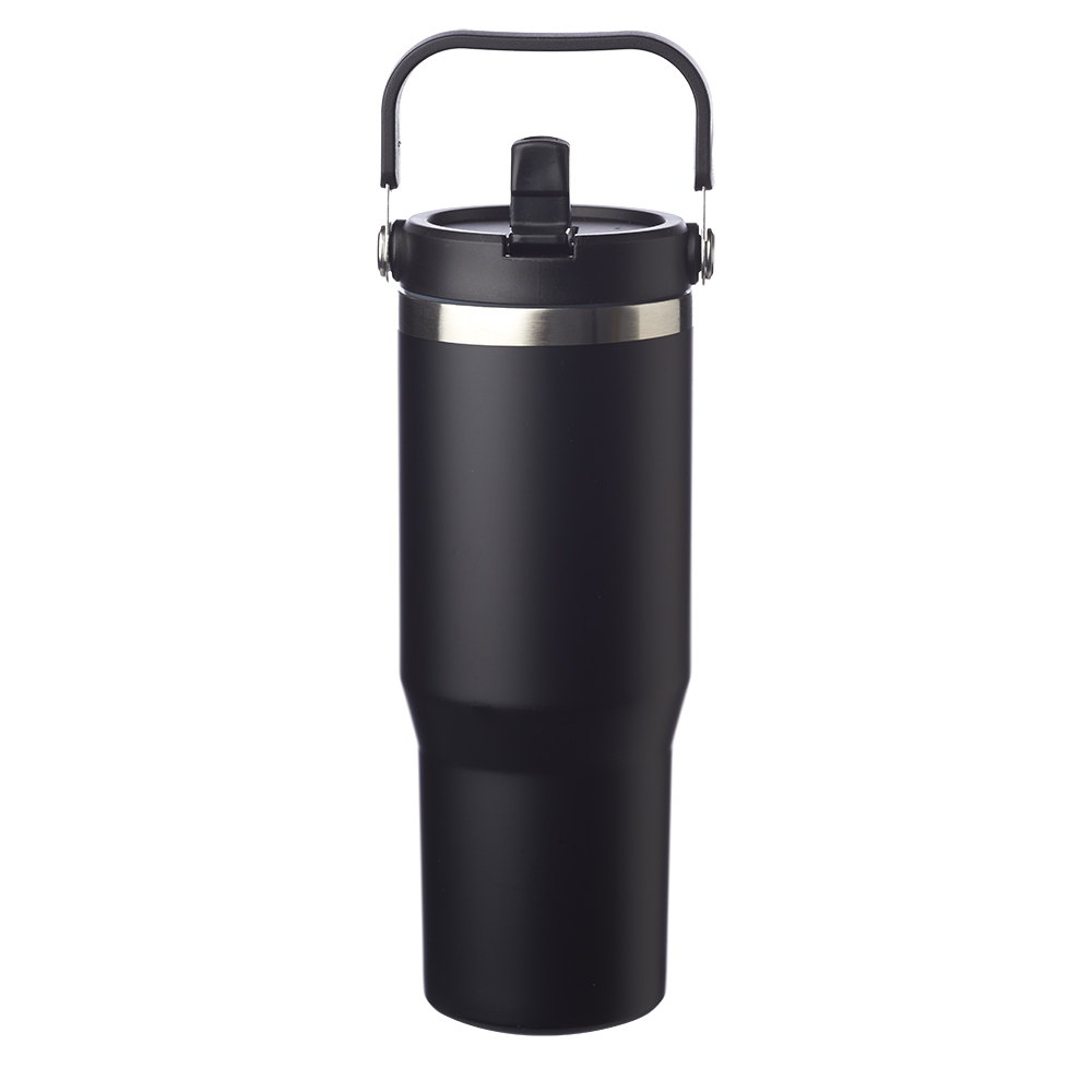 30 oz. Bronx Stainless Travel Mug with Carrying Handle