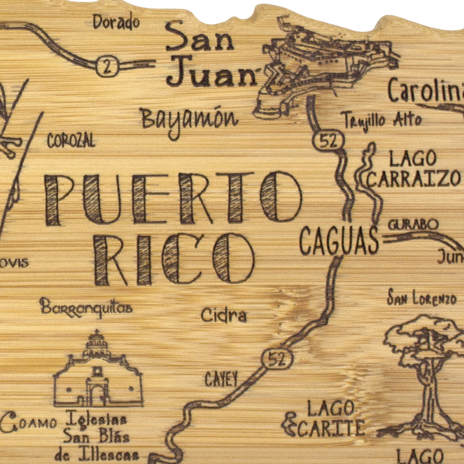 Destination Puerto Rico Cutting & Serving Board 8