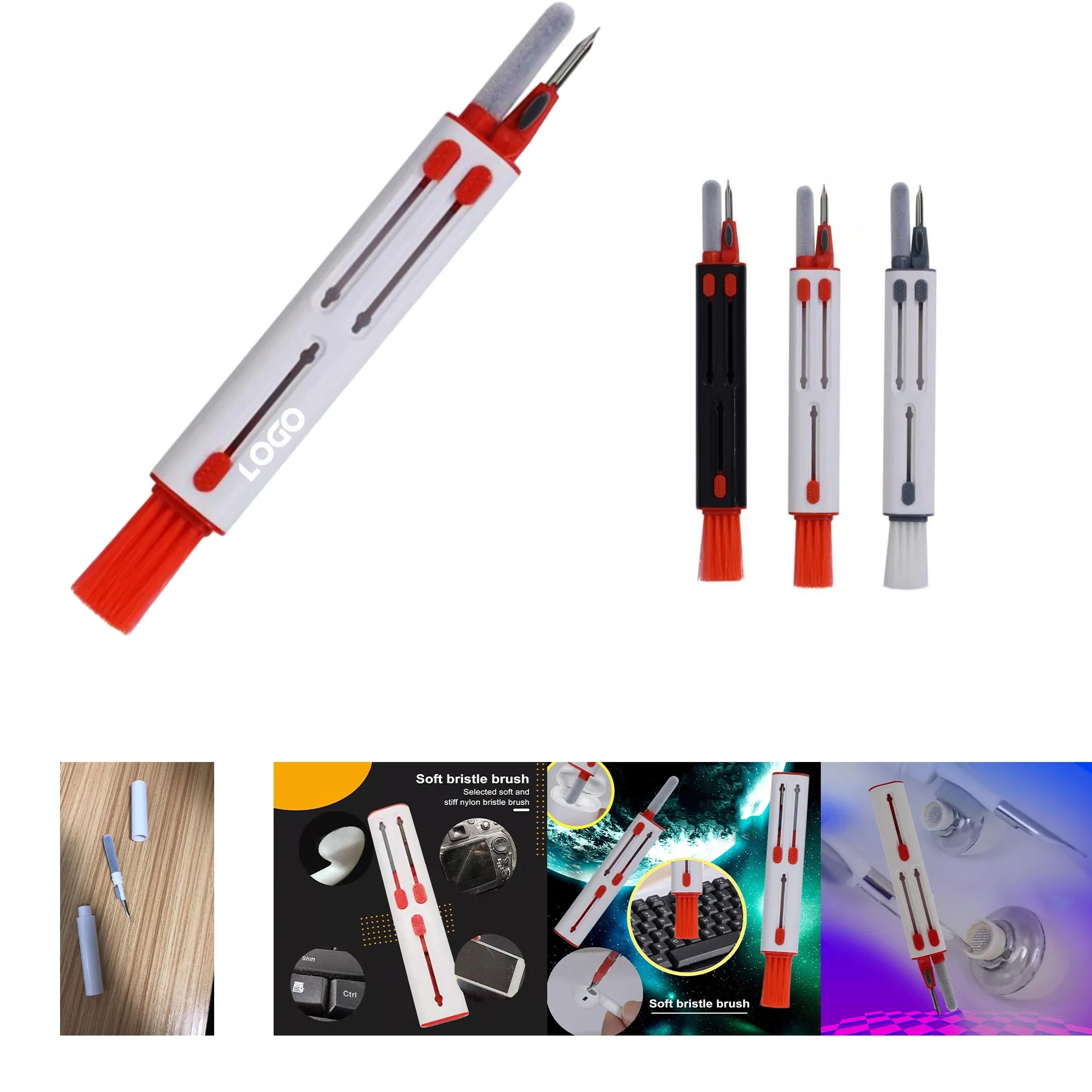 5-in-1 Multifunctional Keyboard Wireless Earphones Cleaning 1