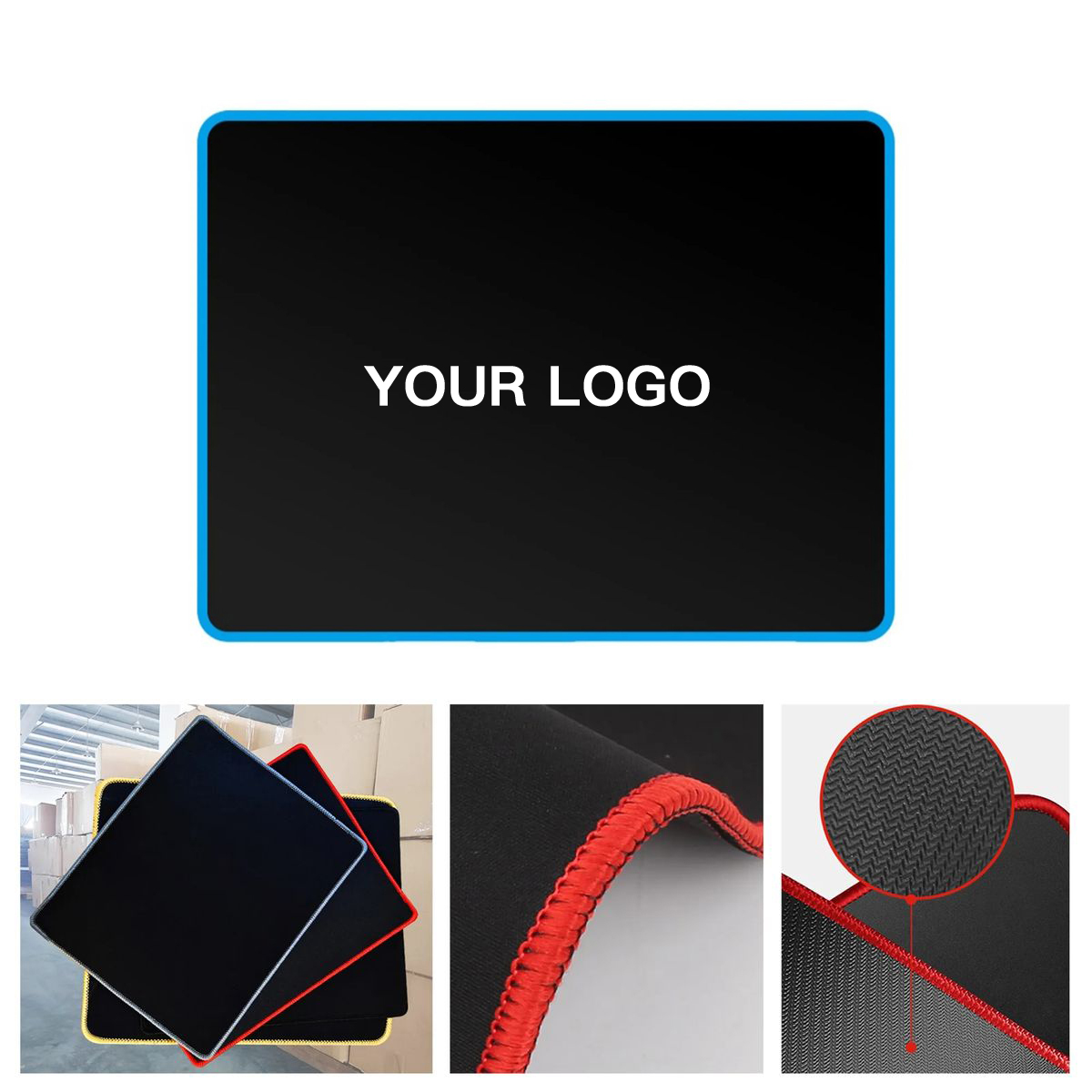 Smooth Rubber Mouse Pad for Office Desk 6