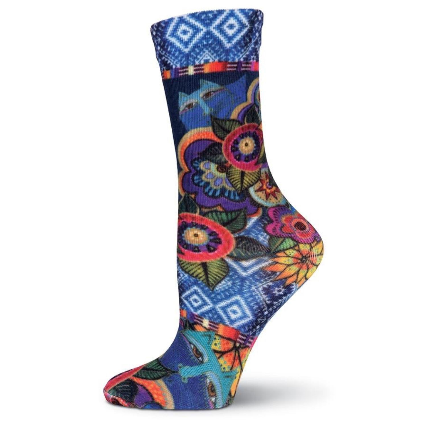Below the calf sublimated full color crew socks, 200 needle 3
