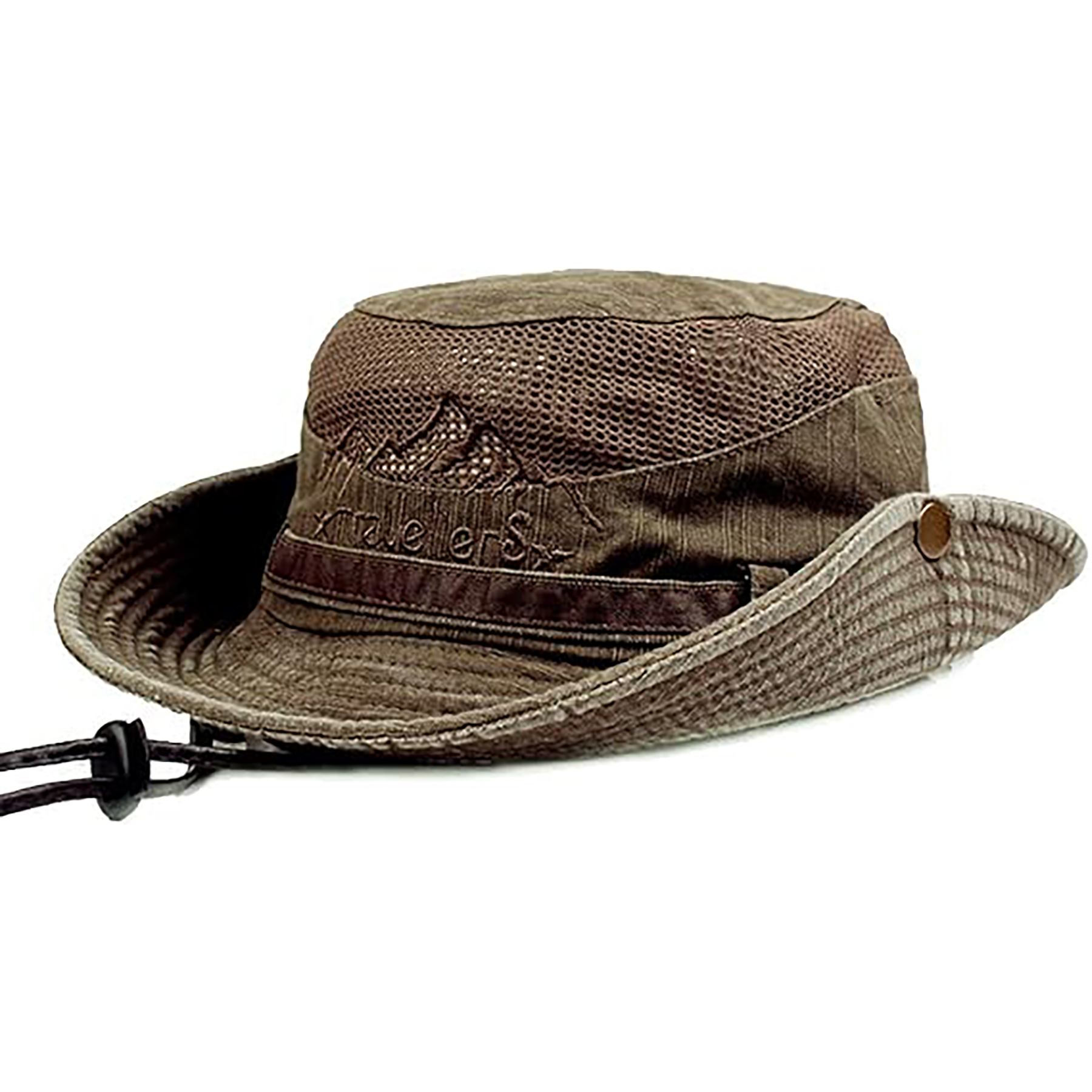 Wide Brim Bucket Hat 1