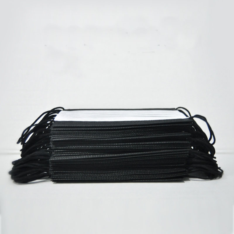3 Ply Black Disposable Face Mask 2