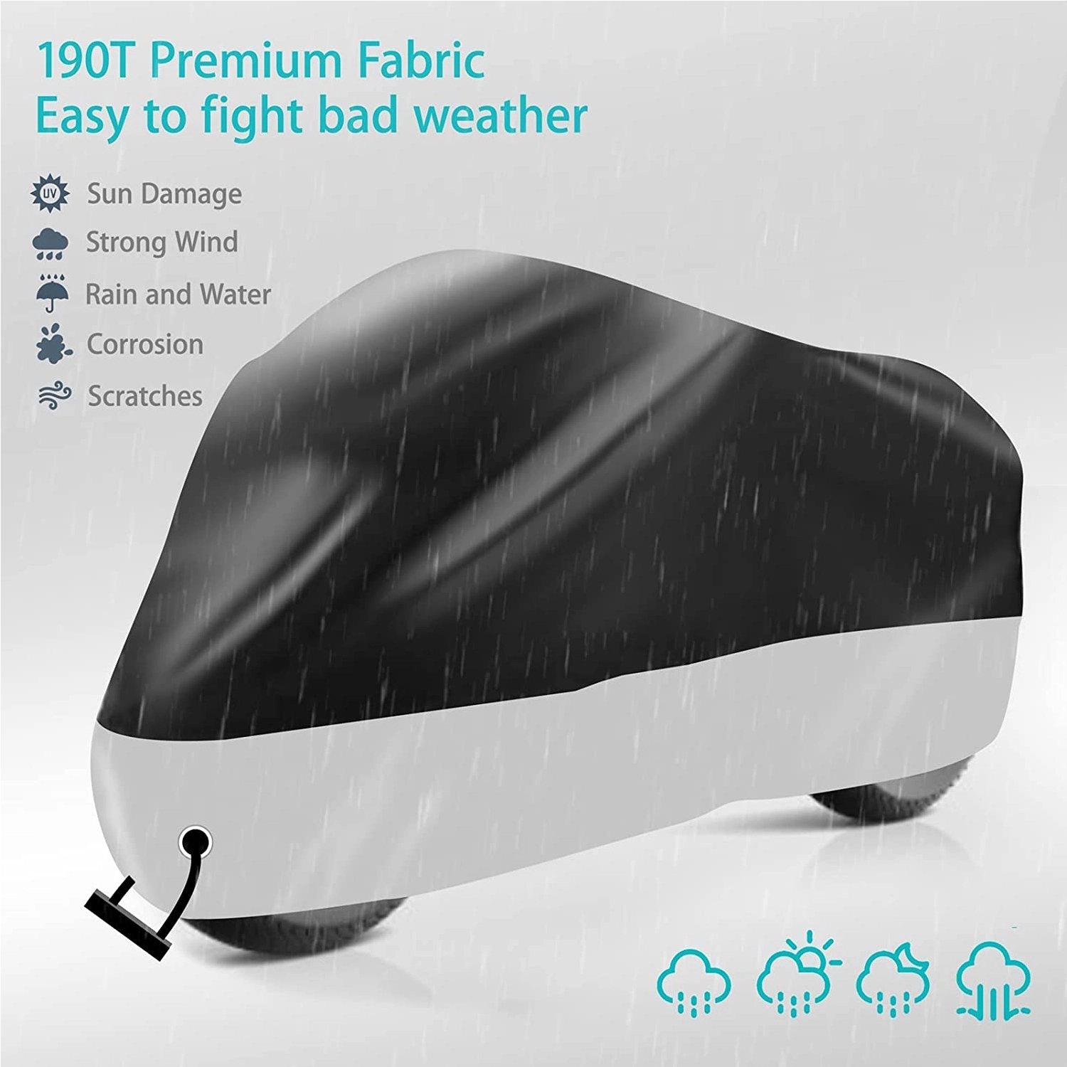 Waterproof Sun Motorcycle Cover 6