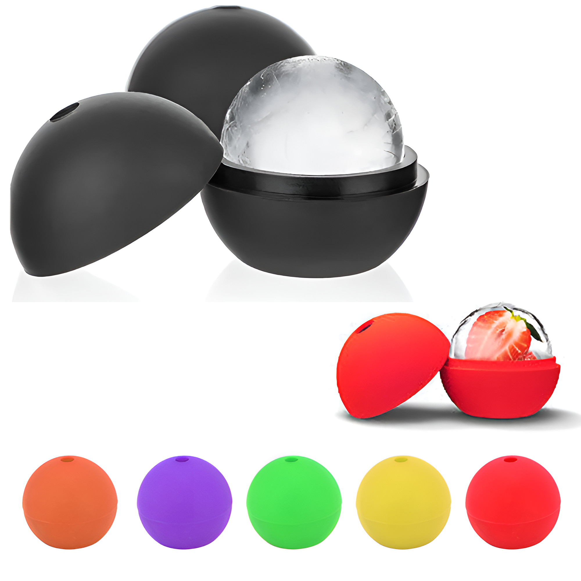 Silicone Ice Ball Molds 2