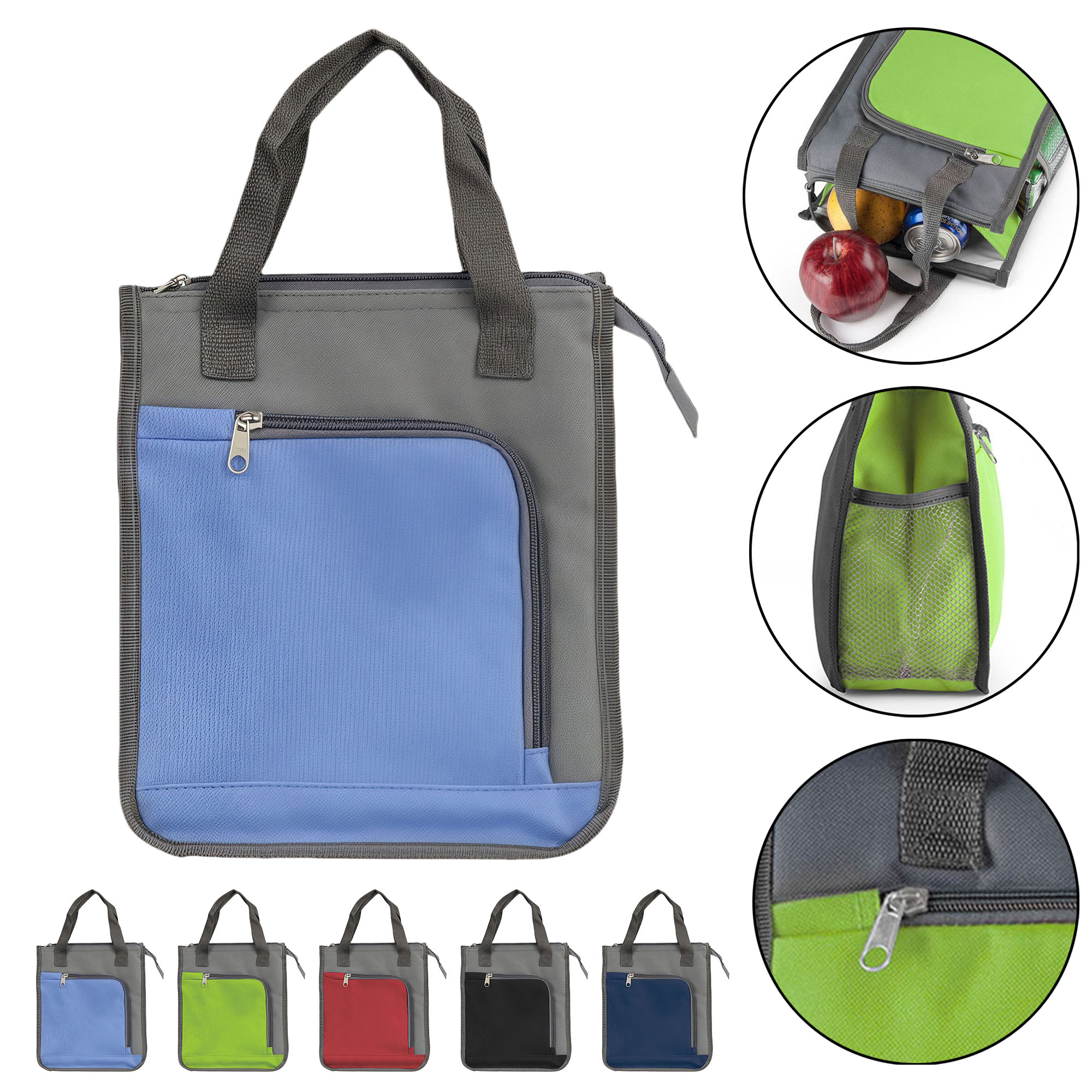 Large Insulated Oxford Lunch Bag for Work School 5
