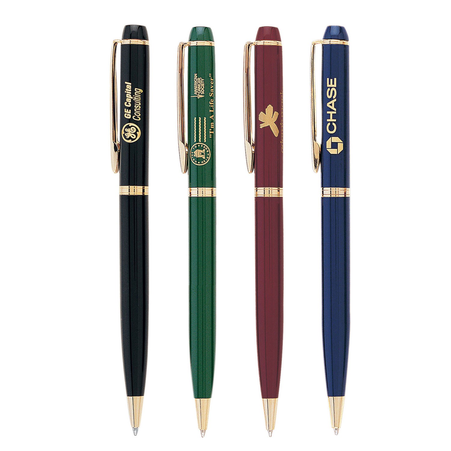 Glisten Enamel Coated Ballpoint Twist Metal Pen