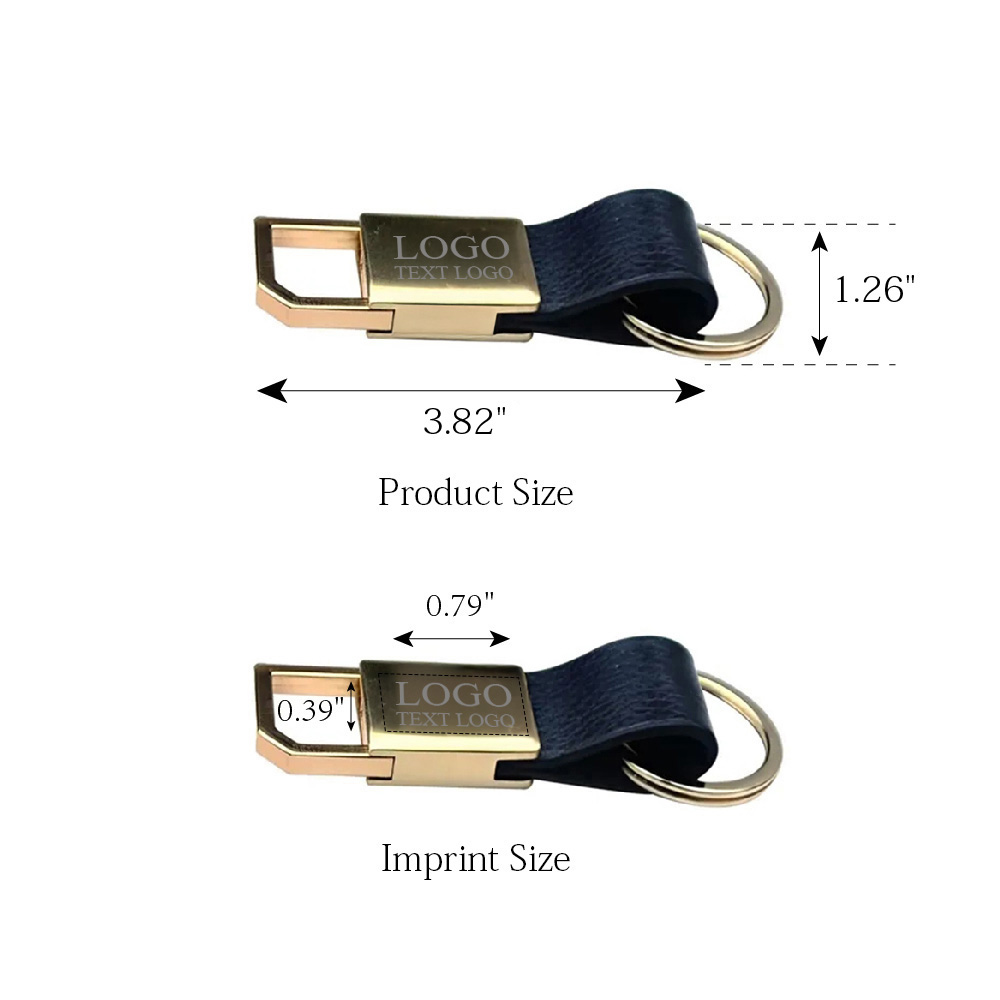 Luxury Genuine Leather Keychain 3