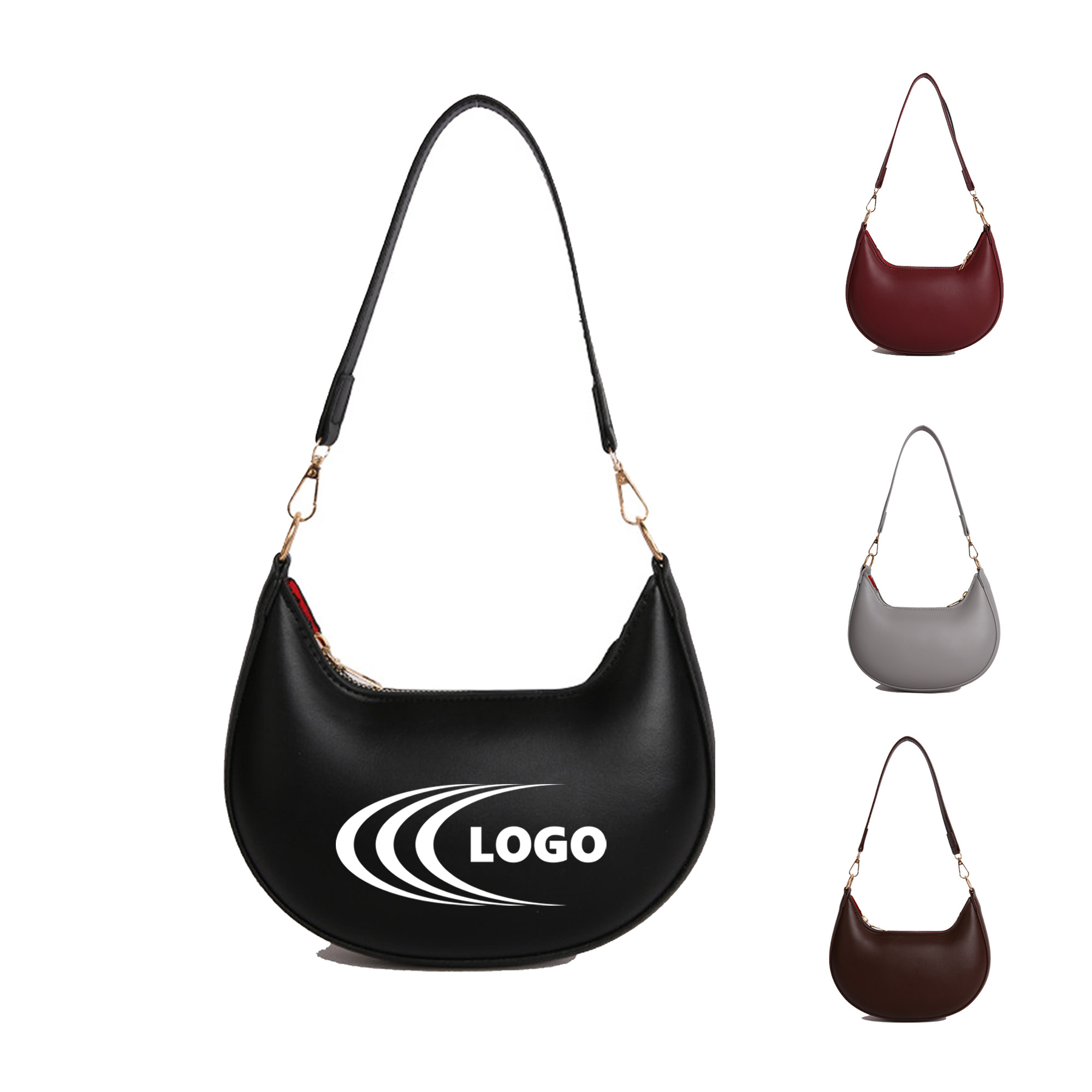 PU Leather Shoulder Hobo Purses 3