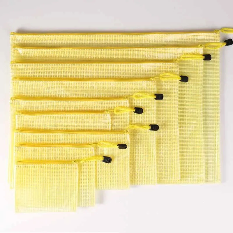 Zipper Mesh Document Pouch Bag 6