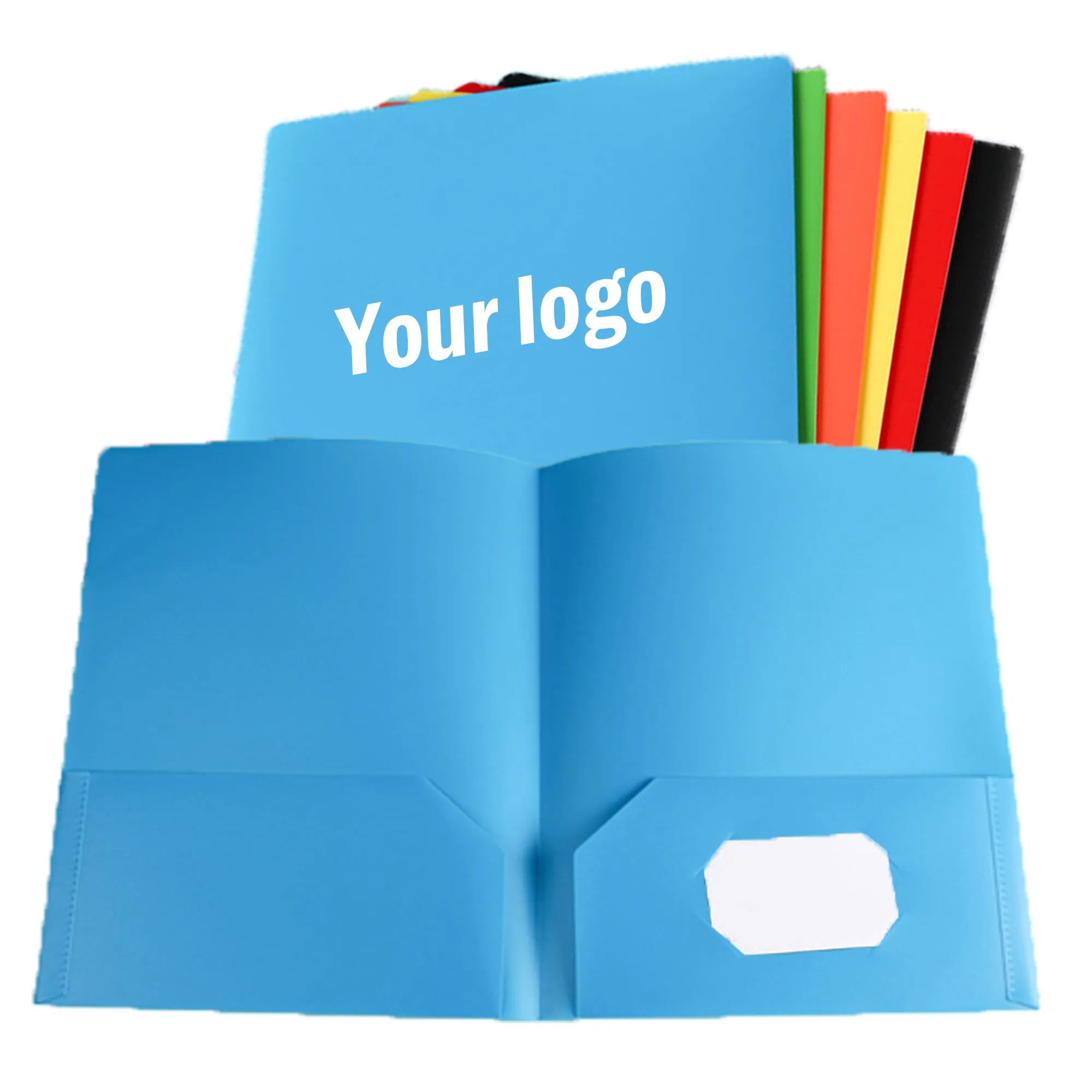Double Pocket Folder Office Data Storage