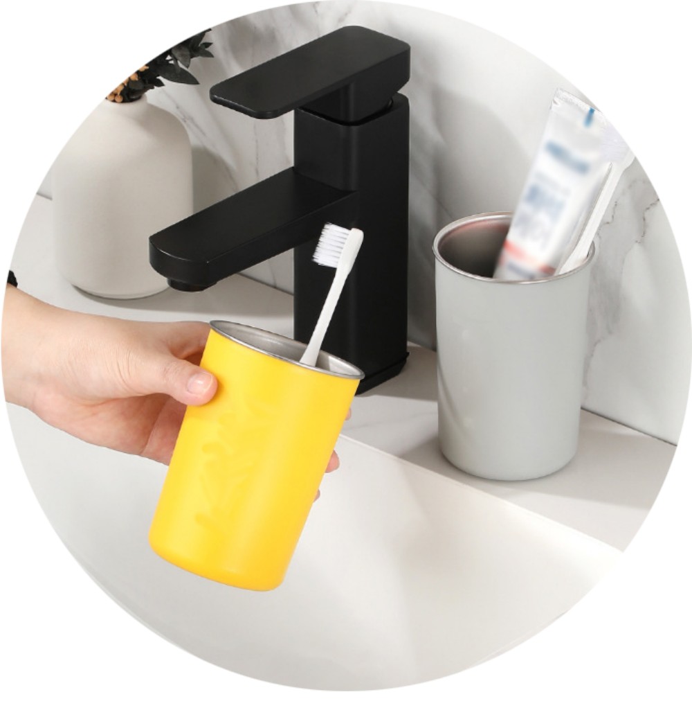 Stainless Steel Mouthwash Cup for Bathroom 2
