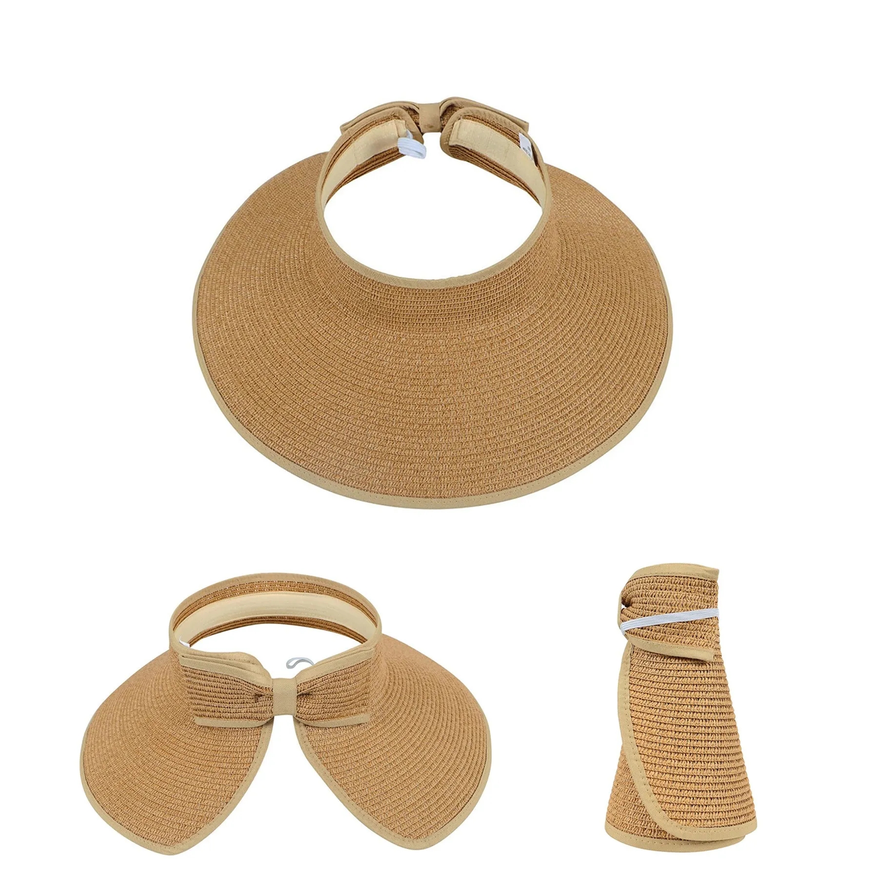 Roll-up Straw Sun Visor 8