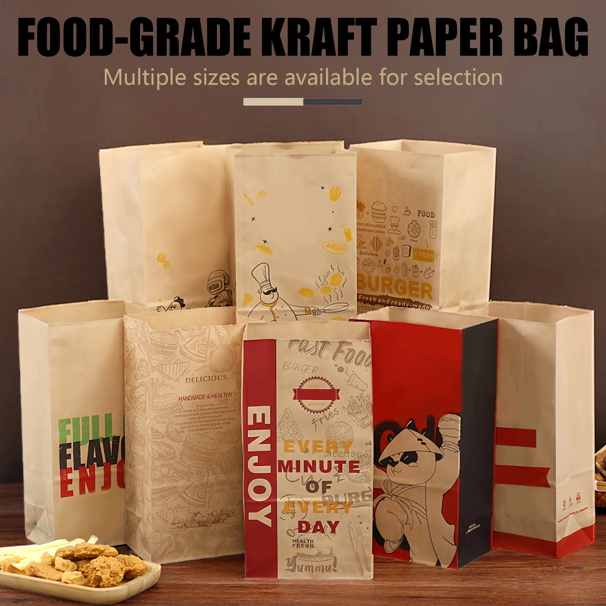 Kraft Paper Food Bag 4