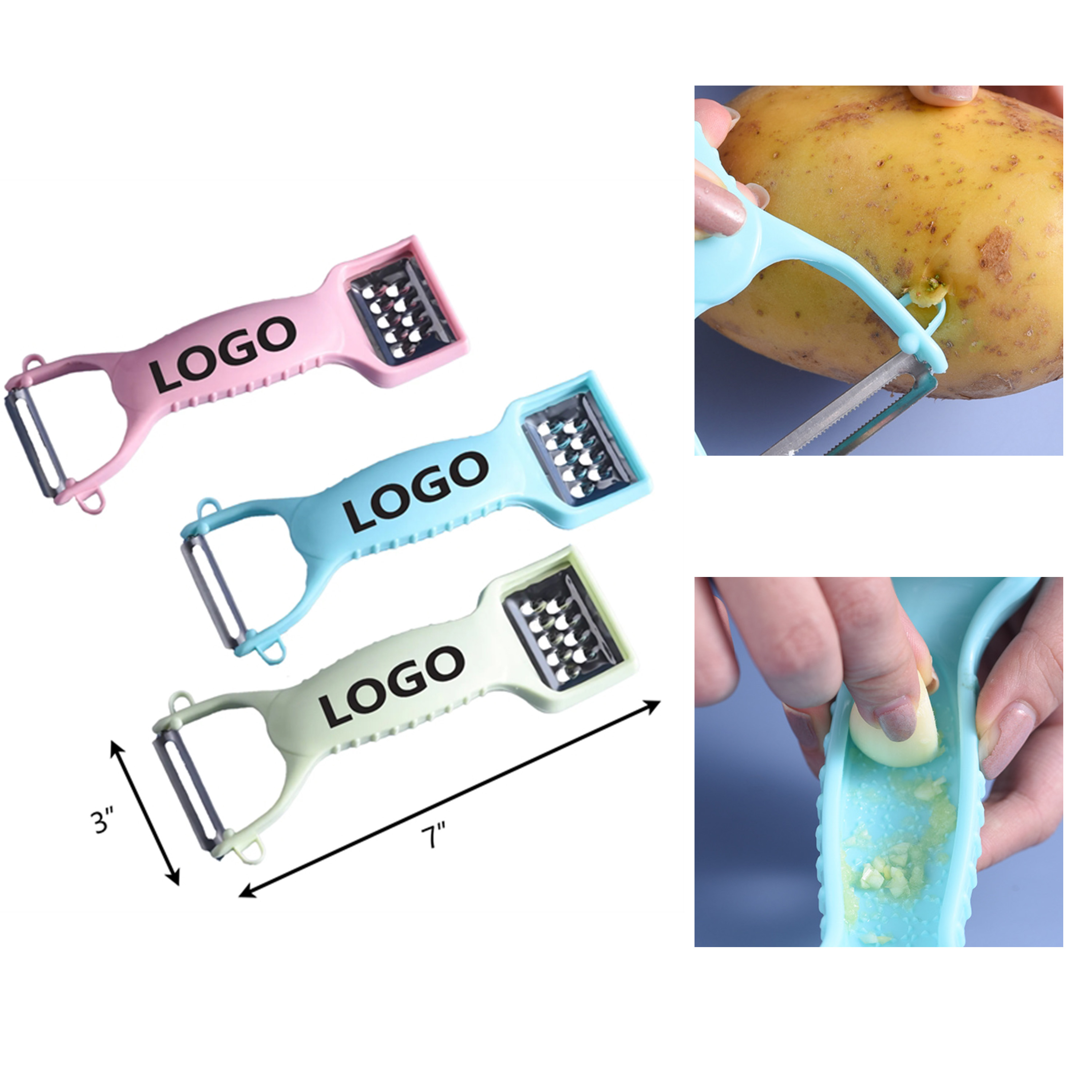 Durable Multifunction Fruit Vegetable Peeler Grater 1