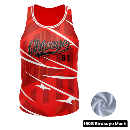 Women's Sublimation Basketball Jersey - 160G Birdseye Mesh 5