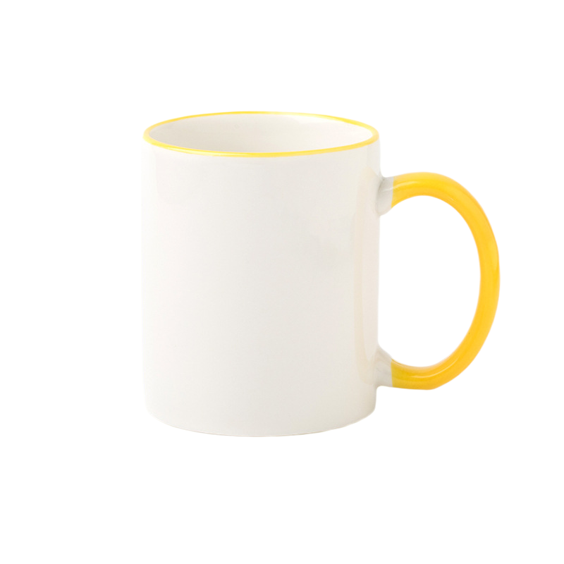 Custom 11 oz. C-handle Ceramic Mugs 10