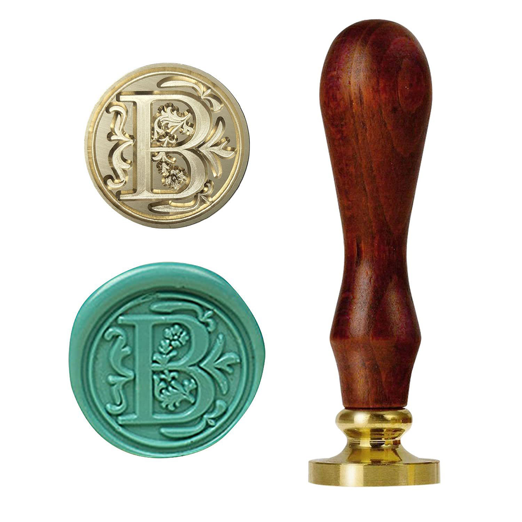 Wood Vintage Wax Sealing Stamper 3