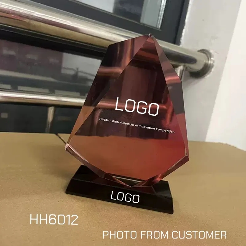 NEW Color Changing Crystal Trophy Award BULK 2
