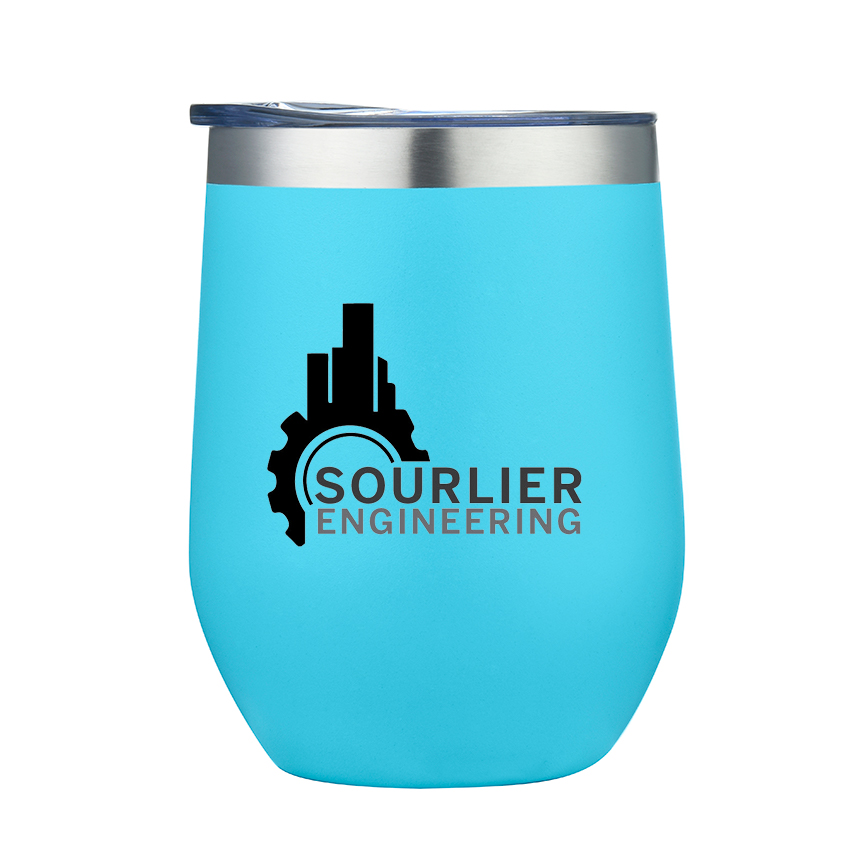 Vineyard-I 12 Oz Stemless Wine Glass Tumbler (Double Walled) 8