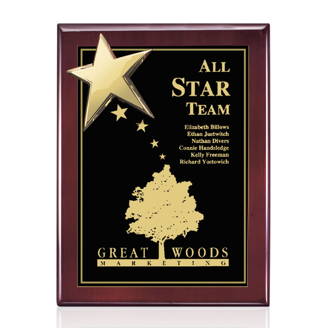 Rising Star - Rosewood/Gold 6