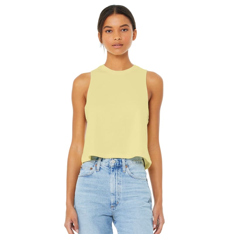 Bella + Canvas Ladies' Racerback Cropped Tank 38