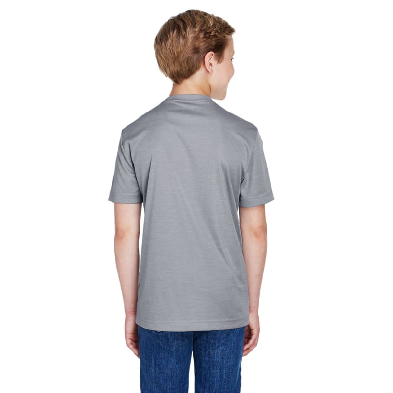 Team 365 Youth Sonic Heather Performance T-Shirt 4