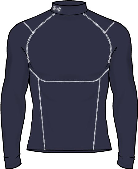 ColdGear NEOLAST Men's Compression Mock Long Sleeve 3
