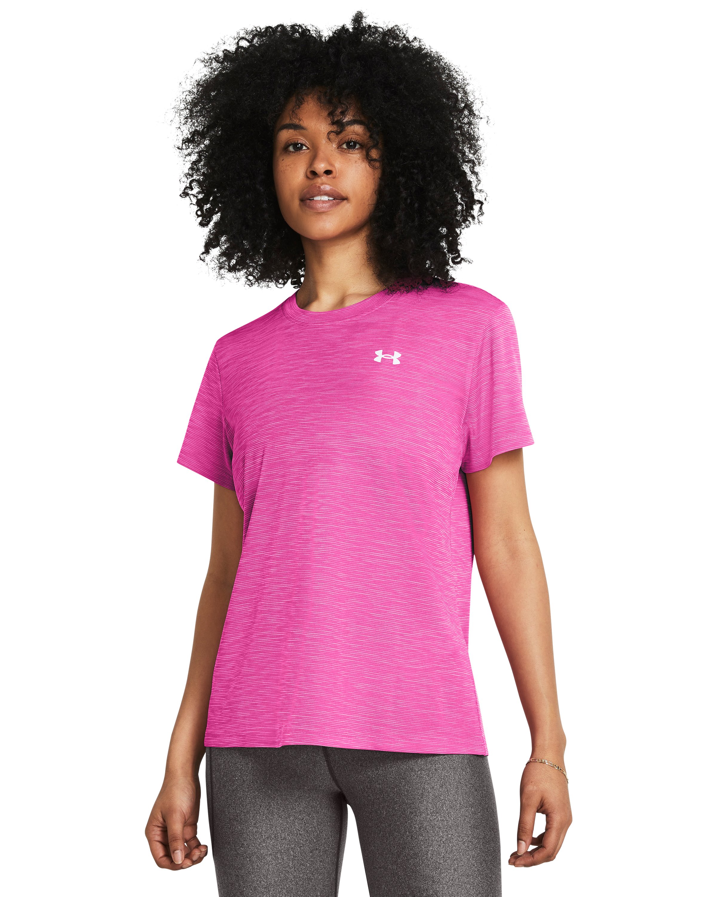 UA Tech Textured Women's Short Sleeve 5