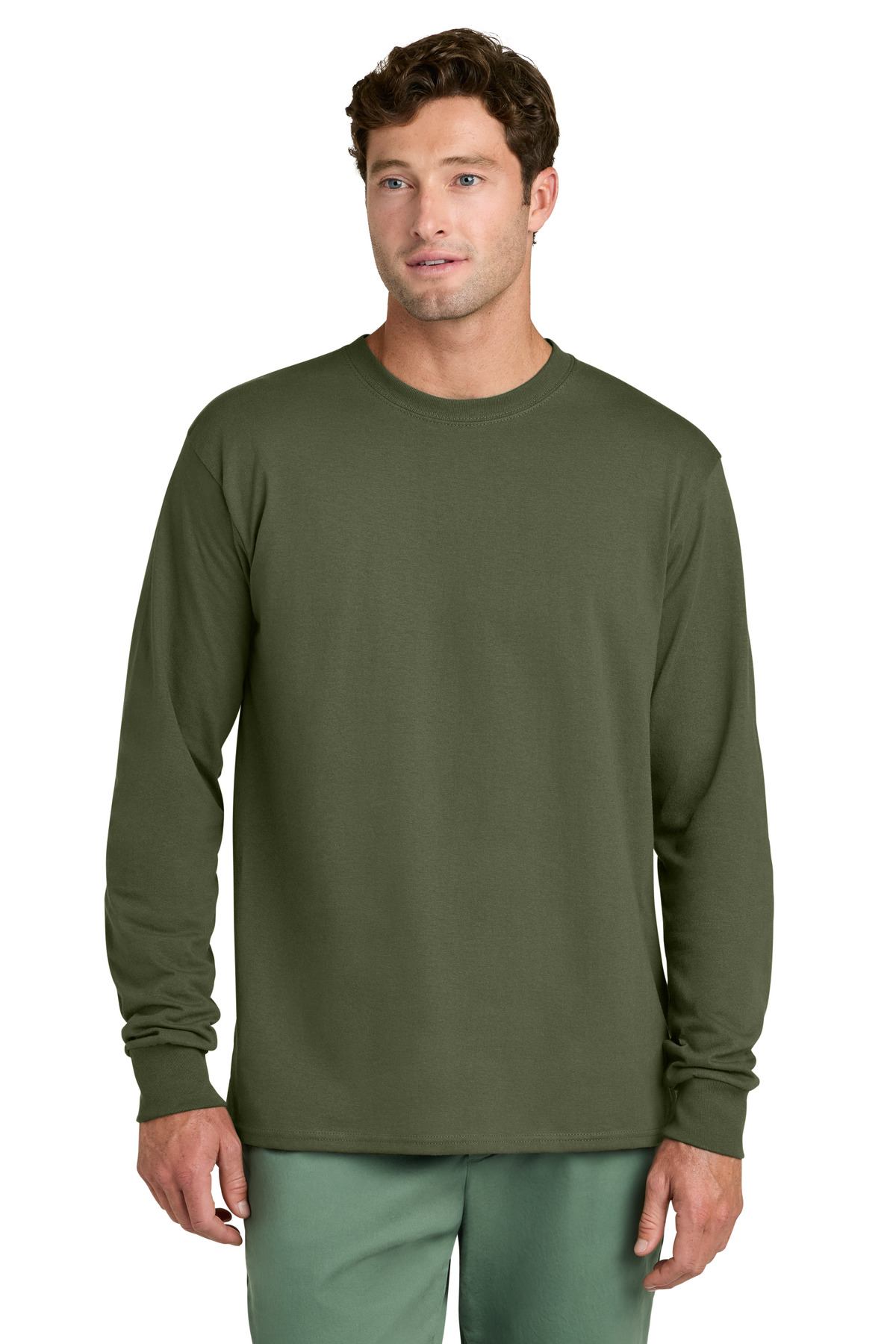 Port & Co Long Sleeve Core Cotton Tee. PC54LS 21