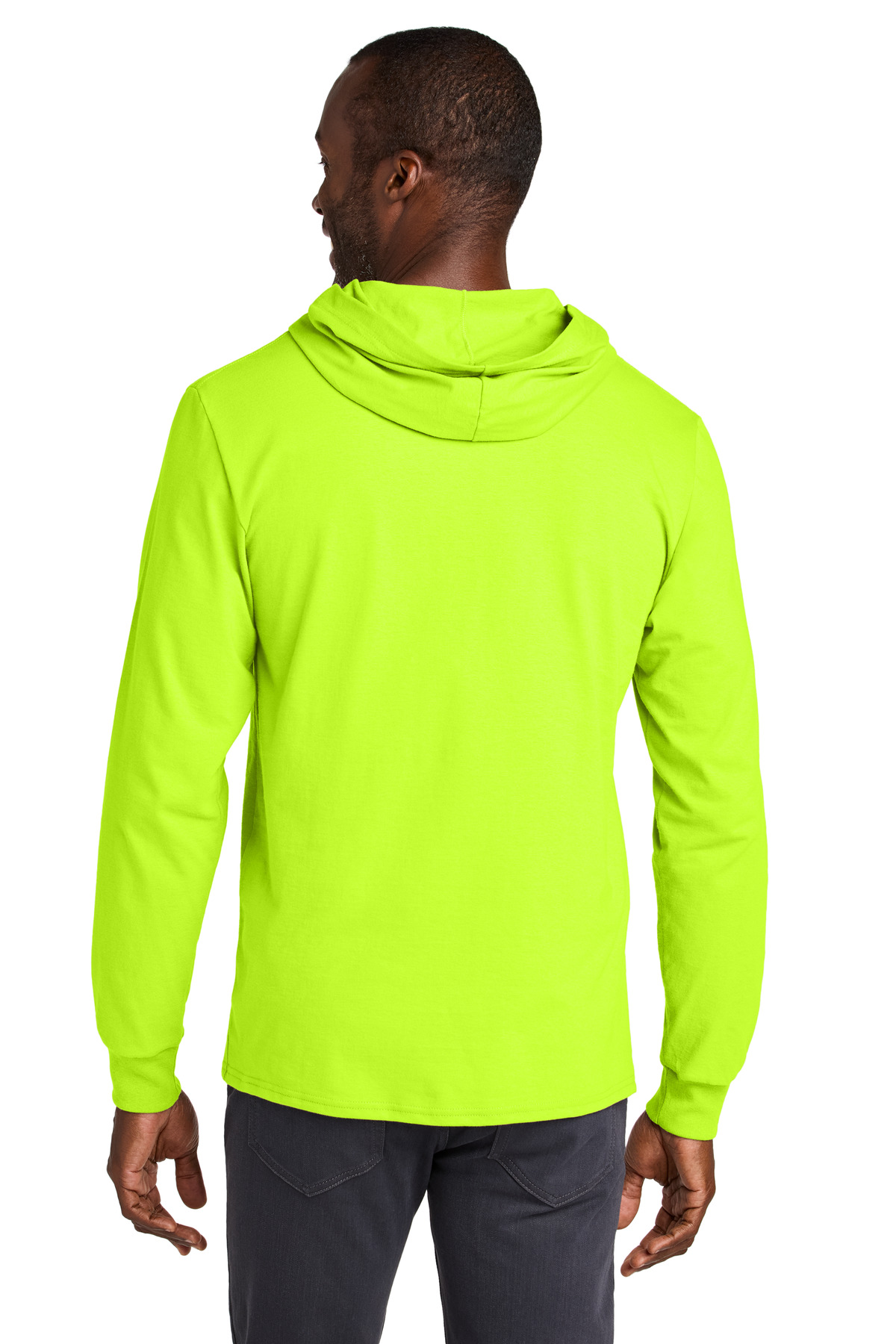 Jerzees Classics Unisex Cotton Long Sleeve Hooded T-Shirt 363LH 2