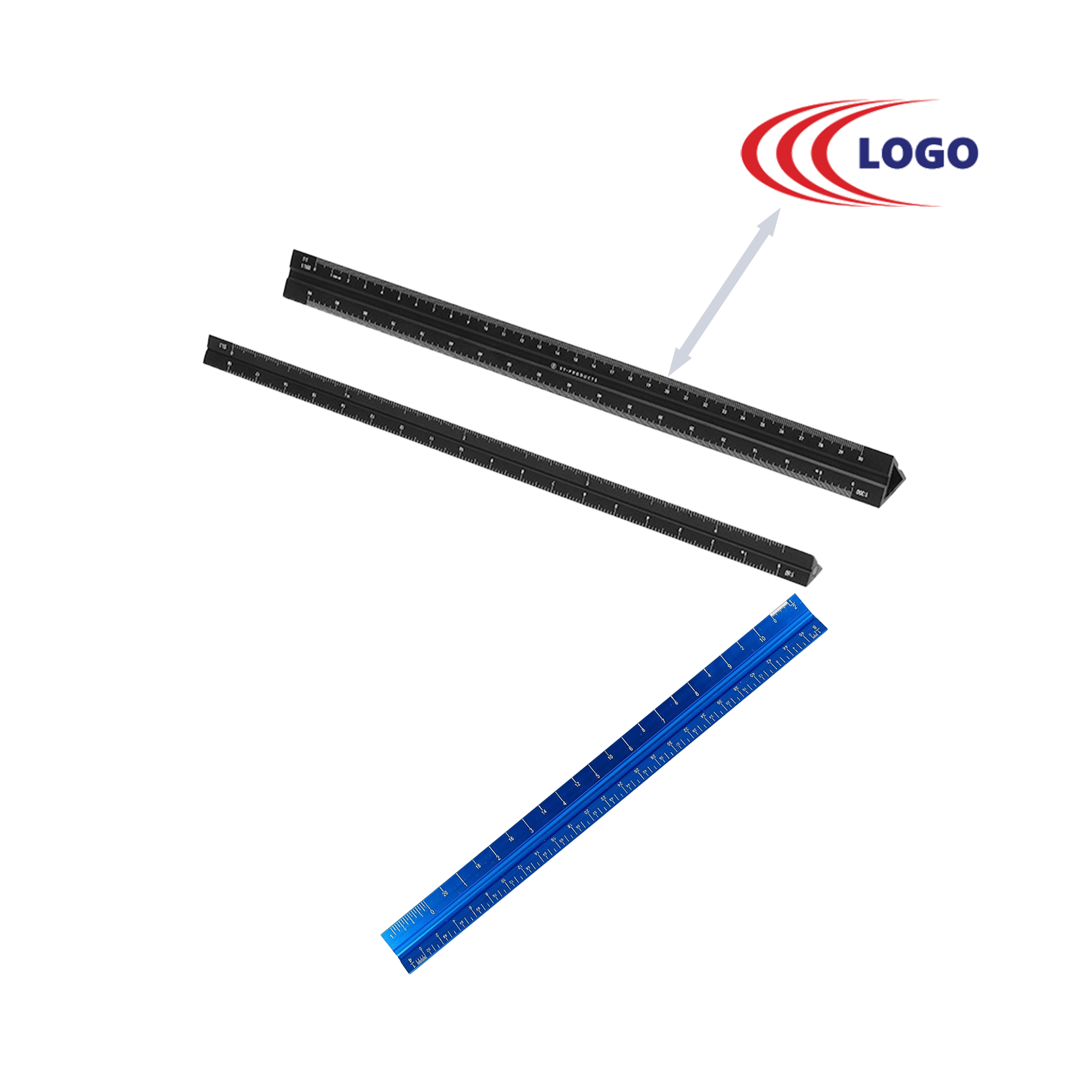 Three-Edged Drawing Ruler 2