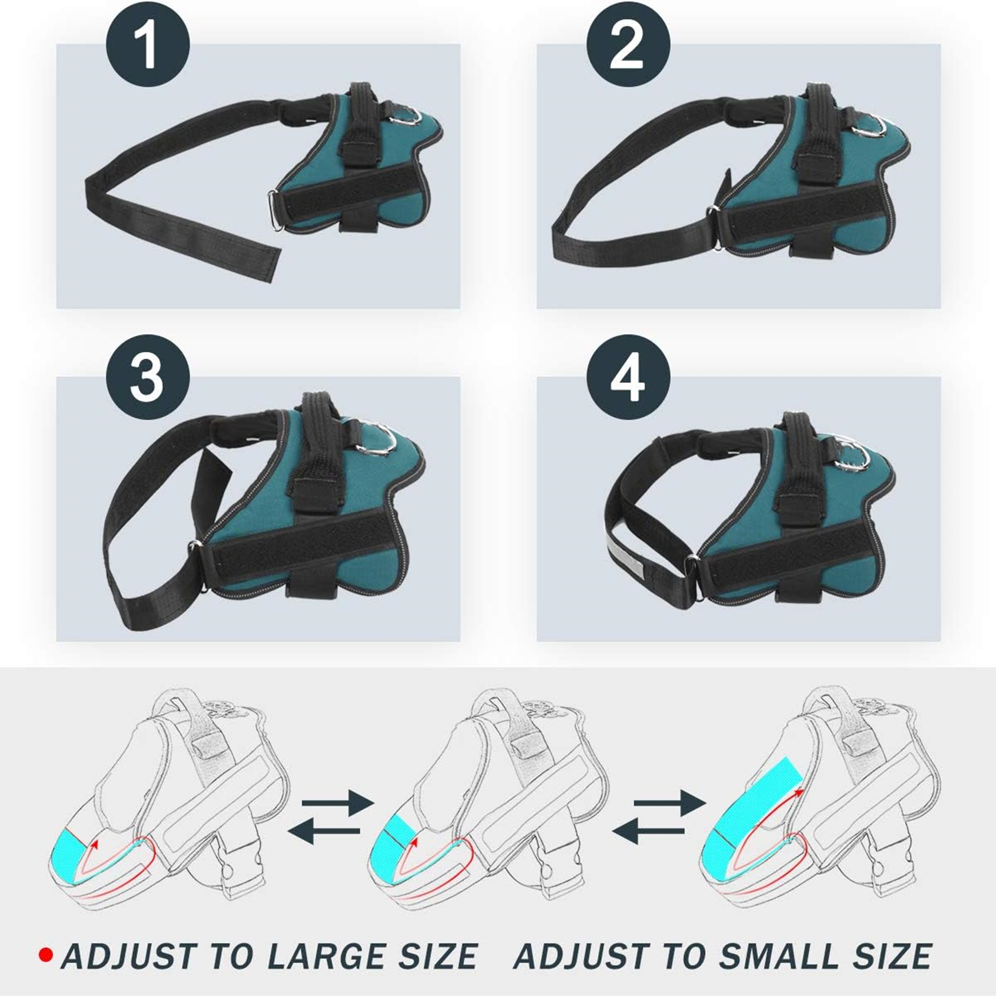 Pet Harness With Handle For Outdoor Walking 3