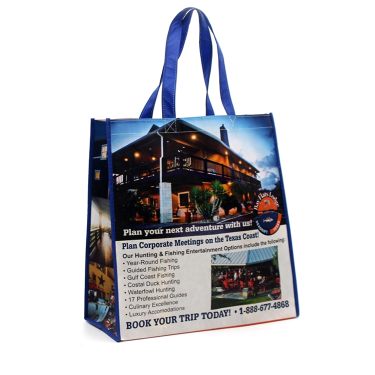 Full Color Laminated Non-woven Tote Bag