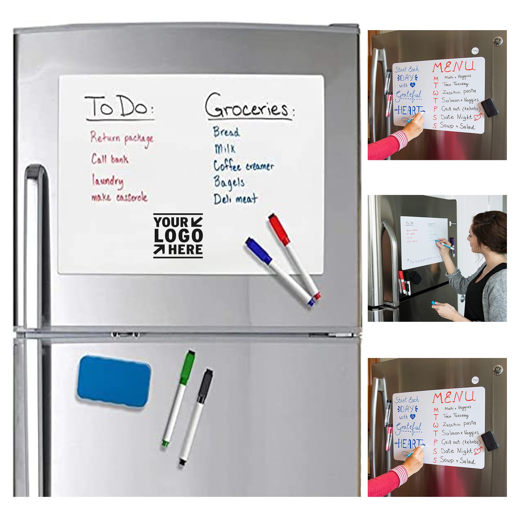 17 X 11 Sheet Refridge Reminder Magnetic Dry Erase Whiteboard 2